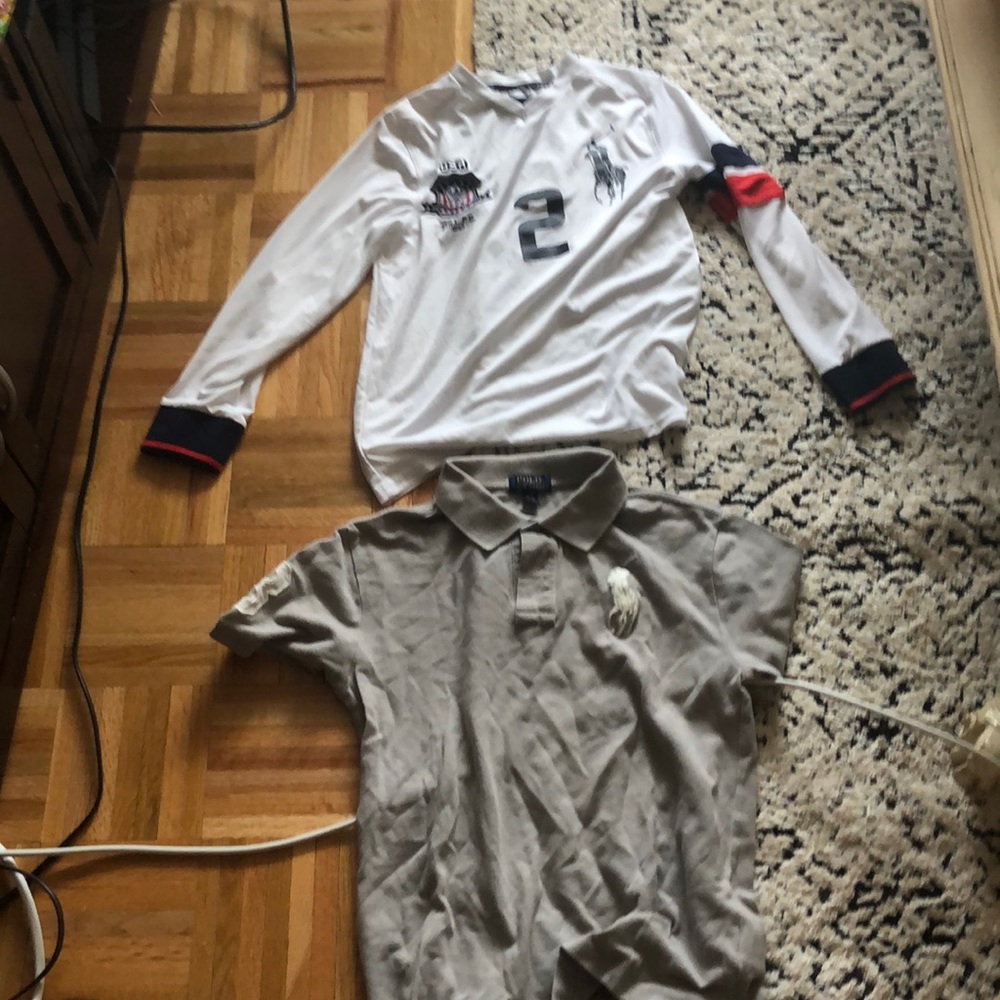 Two polo shirts